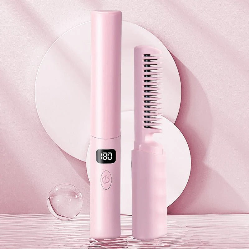 Portable Hair Straightener Comb